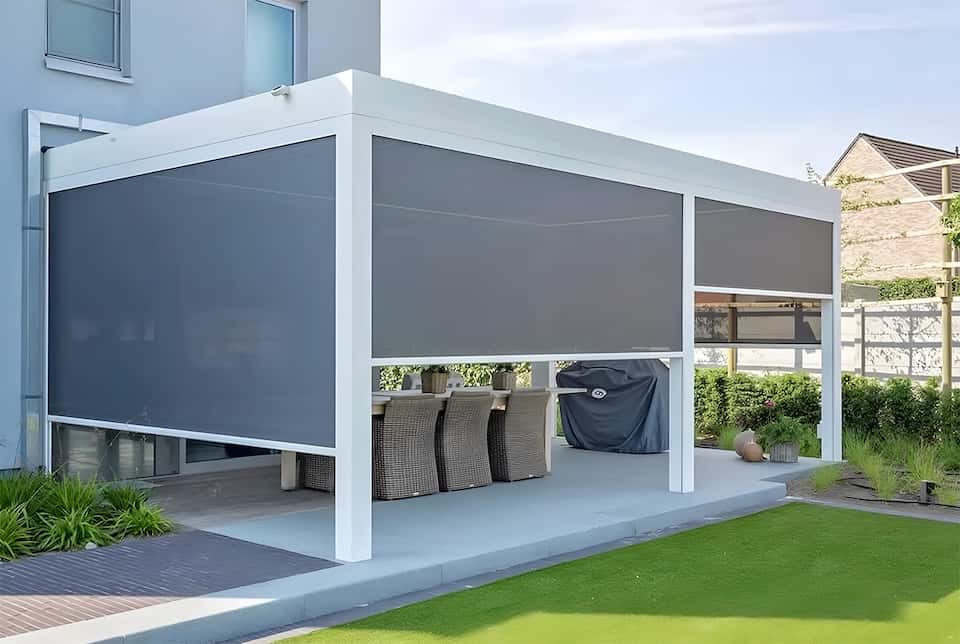 Patio Cover With Screens