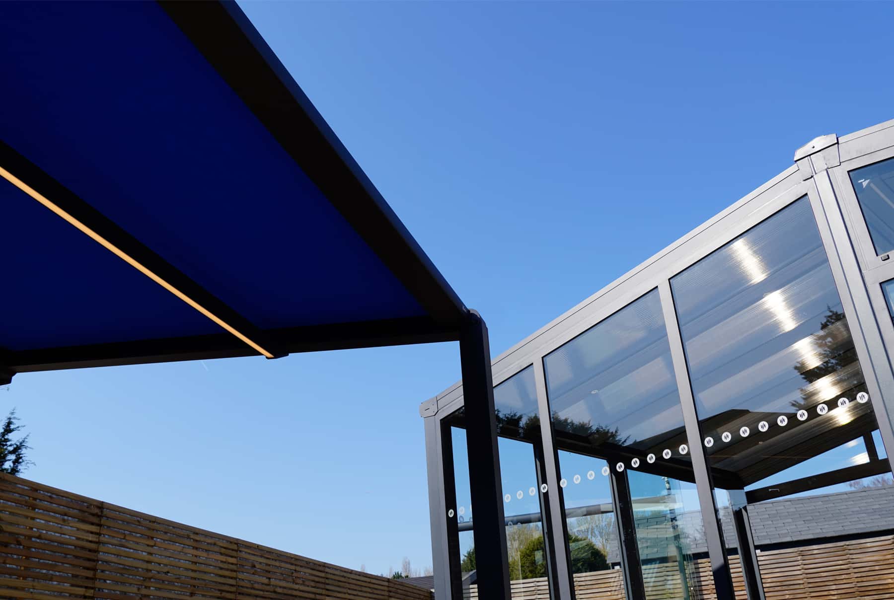 Awnings display Ware Hertfordshire showroom